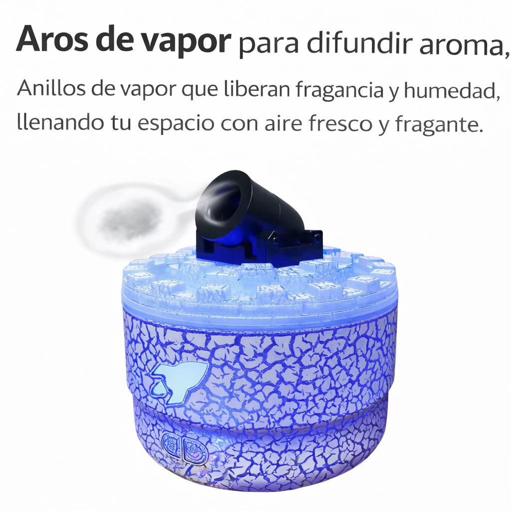 Cañón humidificador de aceites de aromas