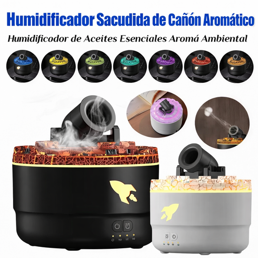 Cañón humidificador de aceites de aromas