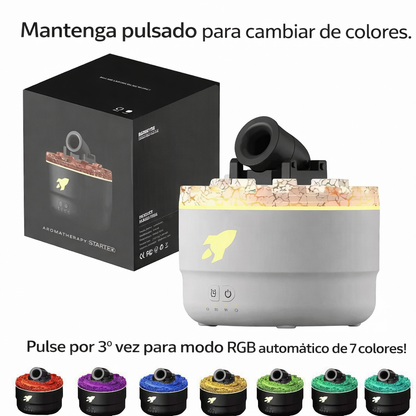 Cañón humidificador de aceites de aromas