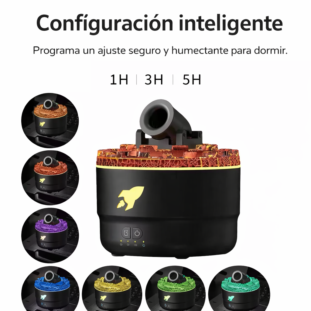 Cañón humidificador de aceites de aromas