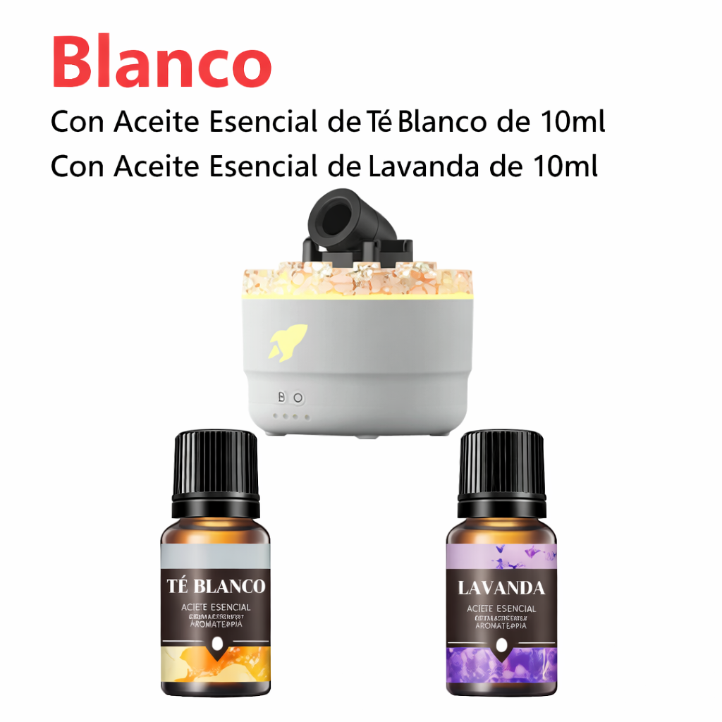 Cañón humidificador de aceites de aromas