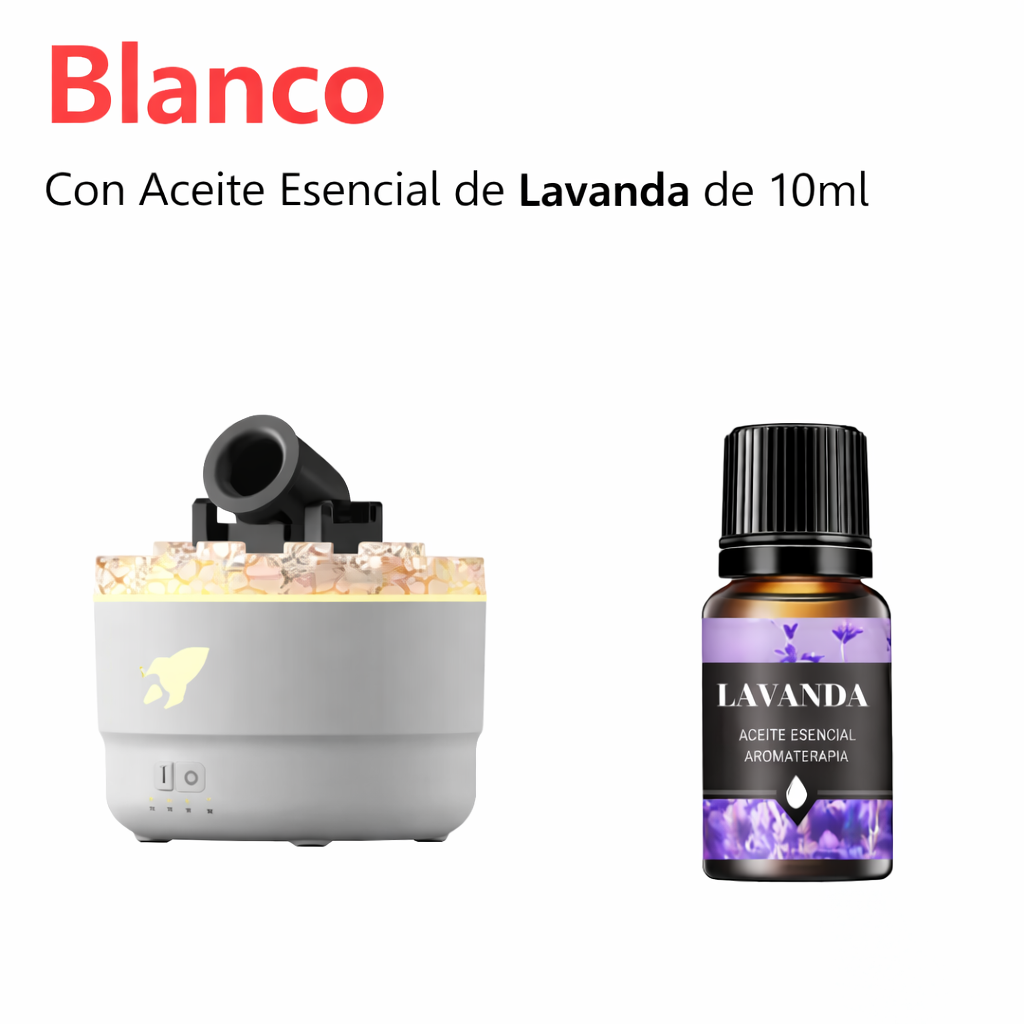 Cañón humidificador de aceites de aromas
